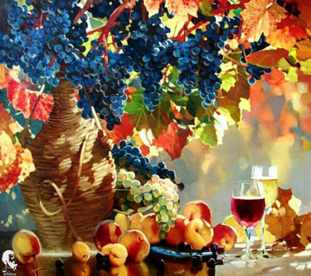 آموزش نقاشی رنگ روغن